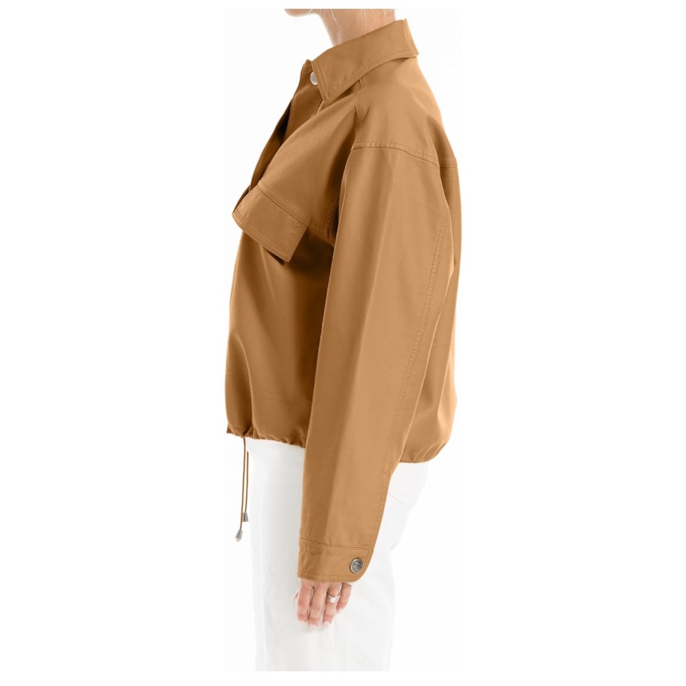 Max Studio Ponte Pocket Drawstring Jacket Medium … - image 3
